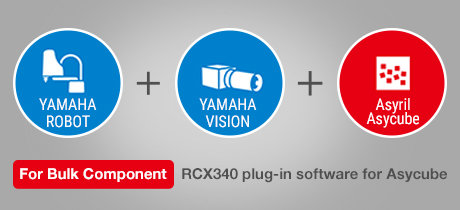 Yamaha anuncia un aumento de la flexibilidad del robot con el paquete de software para el alimentador por vibración Asycube